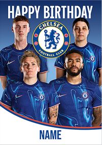 Tap to view Chelsea FC Male and Female Players Birthday Card