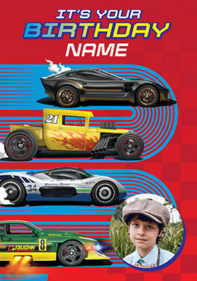 Hot Wheels - It's Your Birthday Photo Card