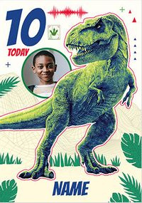 Tap to view Jurassic World - 10th Birthday Photo Card