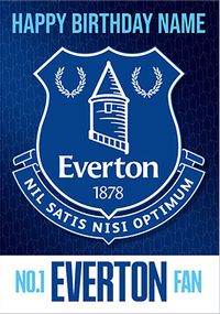 Tap to view Everton FC Birthday Card