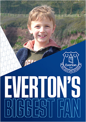 Everton FC Birthday Photo Card