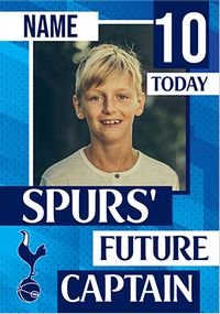 Tap to view Tottenham Spurs Age 10 Birthday Photo card