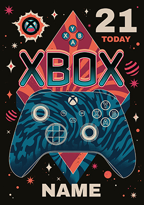 Xbox 21 Today Birthday Card