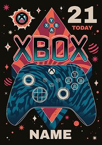 Tap to view Xbox 21 Today Birthday Card