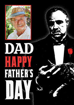 The Godfather - Dad Photo Father's Day Card