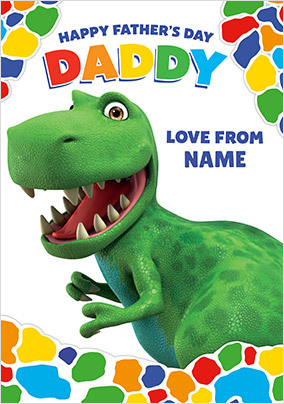 Happy Father's Day Dinosaur Roar Card