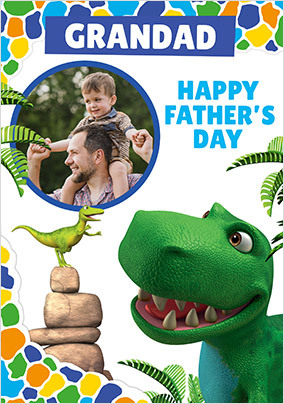 Happy Father's Day Grandad Dinosaur Roar Card