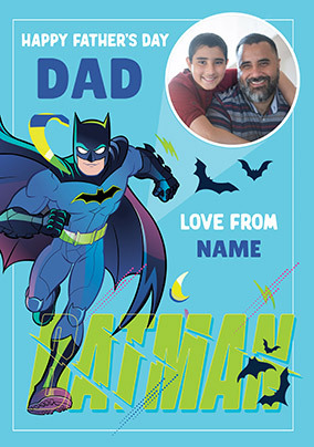 Batman Happy Father's Day Card