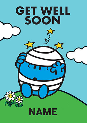 Mr Men Get Well Soon Card