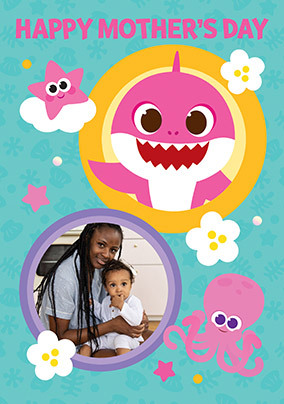 Baby Shark Mother's Day Photo Card