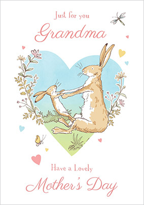 Guess How Much I Love You Grandma Mother's Day Card