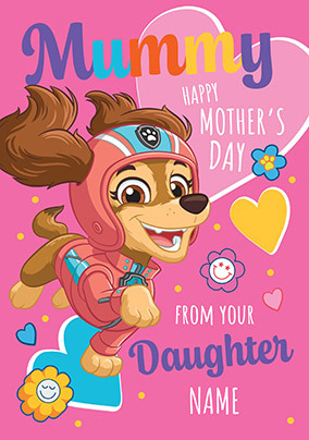 Paw Patrol Mummy From Daughter Mother's Day Card