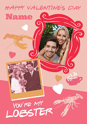 Friends You're My Lobster Valentine's Day Photo Card