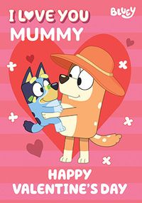Tap to view Bluey - Love you Mummy Personalised Valentine's Day Card