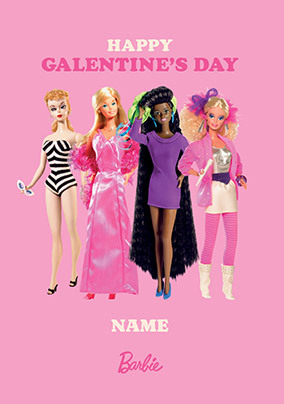 Barbie Happy Galentine's Day Card