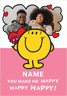 Mr Men & Little Miss Valentine's Day Photo Card