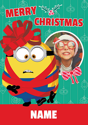 Minions Photo Christmas Card