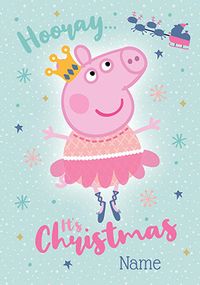 Tap to view Hooray it's Christmas, Peppa Pig Christmas Card