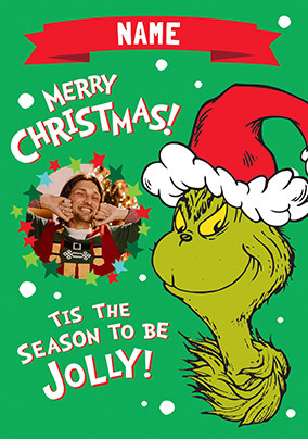 The Grinch - Season to be Jolly Photo Christmas Card