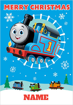 Thomas the Tank Christmas Card