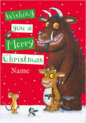 The Gruffalo's Child Merry Christmas Card