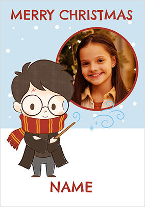 Harry Potter Christmas Photo Card