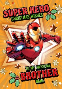 Tap to view Iron Man Brother Christmas Card