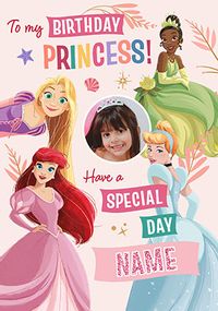 Tap to view Disney Princesses Birthday Photo Card