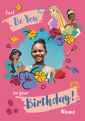 Disney Princesses Have The Best Birthday Photo Card