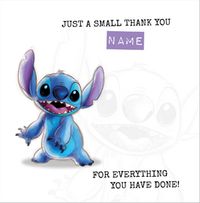 Tap to view Stitch Personalised Thank You Card