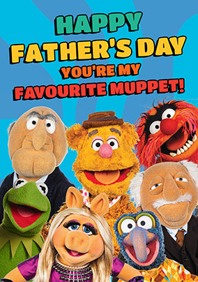 The Muppets - My Favourite Muppet Happy Father's Day Card