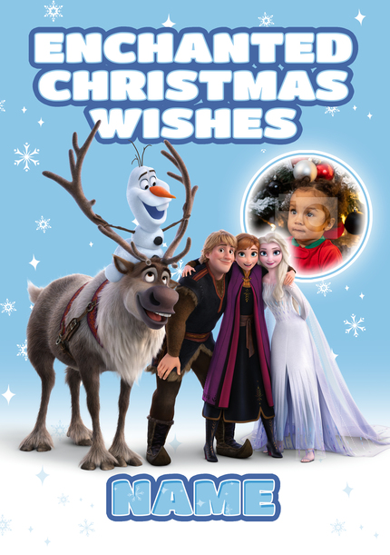 Frozen - Enchanted Christmas Wishes Photo Card