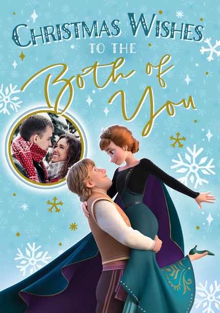 Frozen Both Of You Christmas Photo Card