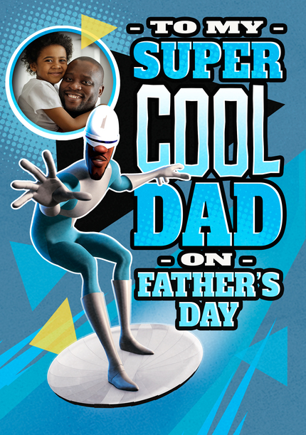 The Incredibles - Super Cool Dad Happy Father's Day Photo Card