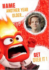 Tap to view Inside Out - Anger Photo Upload Birthday Card