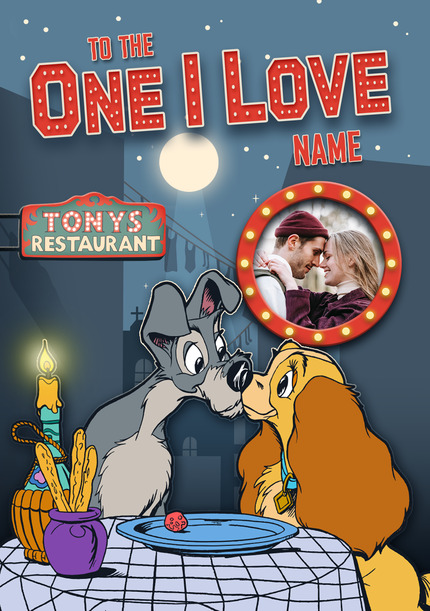 Lady And The Tramp One I Love Valentine's Day Photo Card