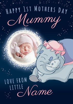Happy 1st Mother's Day Photo Dumbo Card