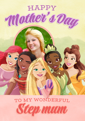 Disney Princess Step Mum Card