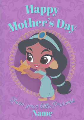 Disndey Jasmine Fairy Tale Princess Mothers Day Card