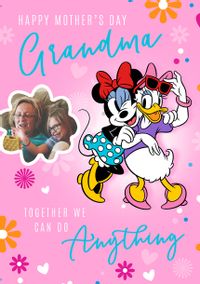 Tap to view Minnie & Daisy Grandma Mother's Day Photo Card