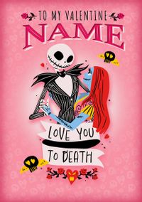 Tap to view Nightmare Before Christmas Valentine's Day Card