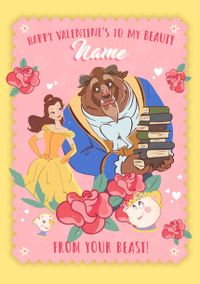 Tap to view Beauty And The Beast Valentine's Day Card