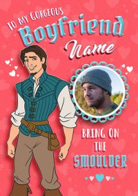 Tap to view Tangled Flynn Rider Boyfriend Valentine's Day Photo Card