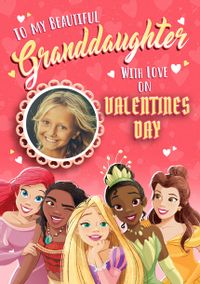 Tap to view Disney Princesses Granddaughter Valentine's Day Card