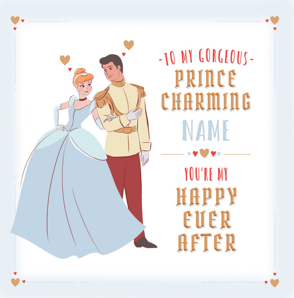 Prince Charming Square Valentine's Day Card