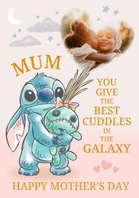 Tap to view Disney Stitch Best Cuddles Mothers Day Card