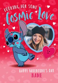 Tap to view Stitch Love You To The Stars Valentine's Day Photo Card