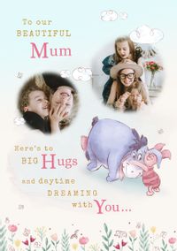 Tap to view Winnie The Pooh Mum 2 Photo Mother's Day Card