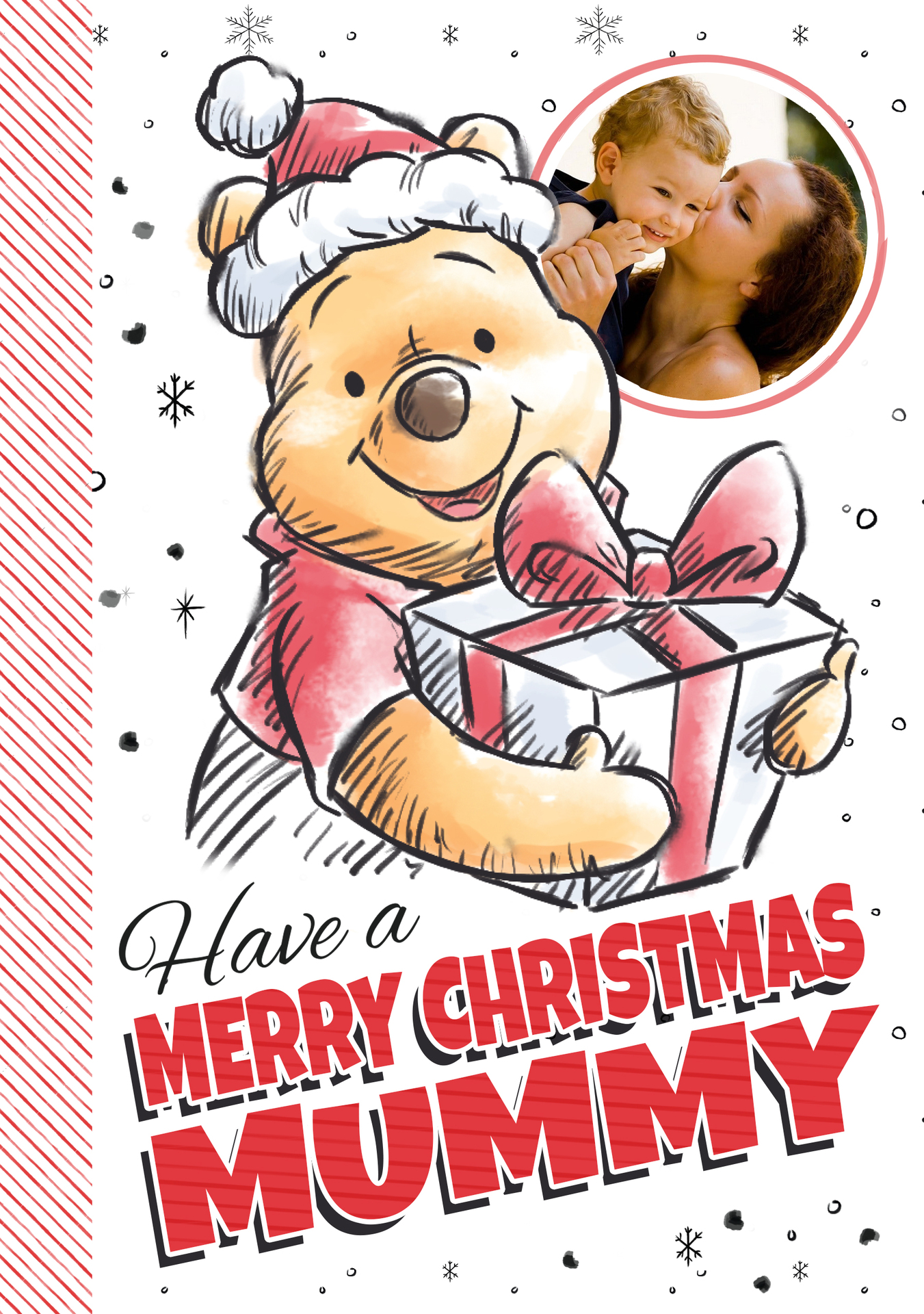 Disney's Winnie the Pooh Mummy  Christmas Photo Card