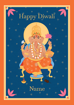 Ganesha Diwali Card